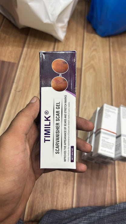 TIMILK Scarvanisher Scar Gel – Advanced Formula for Scars & Stretch Marks Reduction (30g / 1oz)