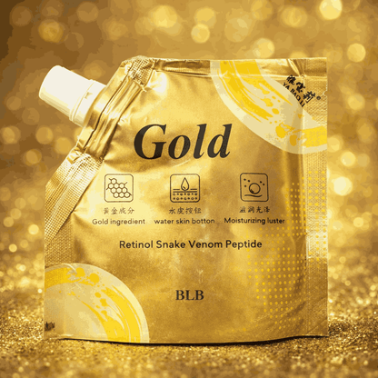 Premium 24K Gold Retinol Anti-Aging Eye Cream with Vibrating Massager Wand | Dark Circles, Puffiness & Wrinkles Treatment – Luxury Eye Care (100g)