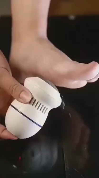 Rechargeable Electric Foot Callus Remover with Replacement Head – Portable Pedicure Tool for Cracked Heels